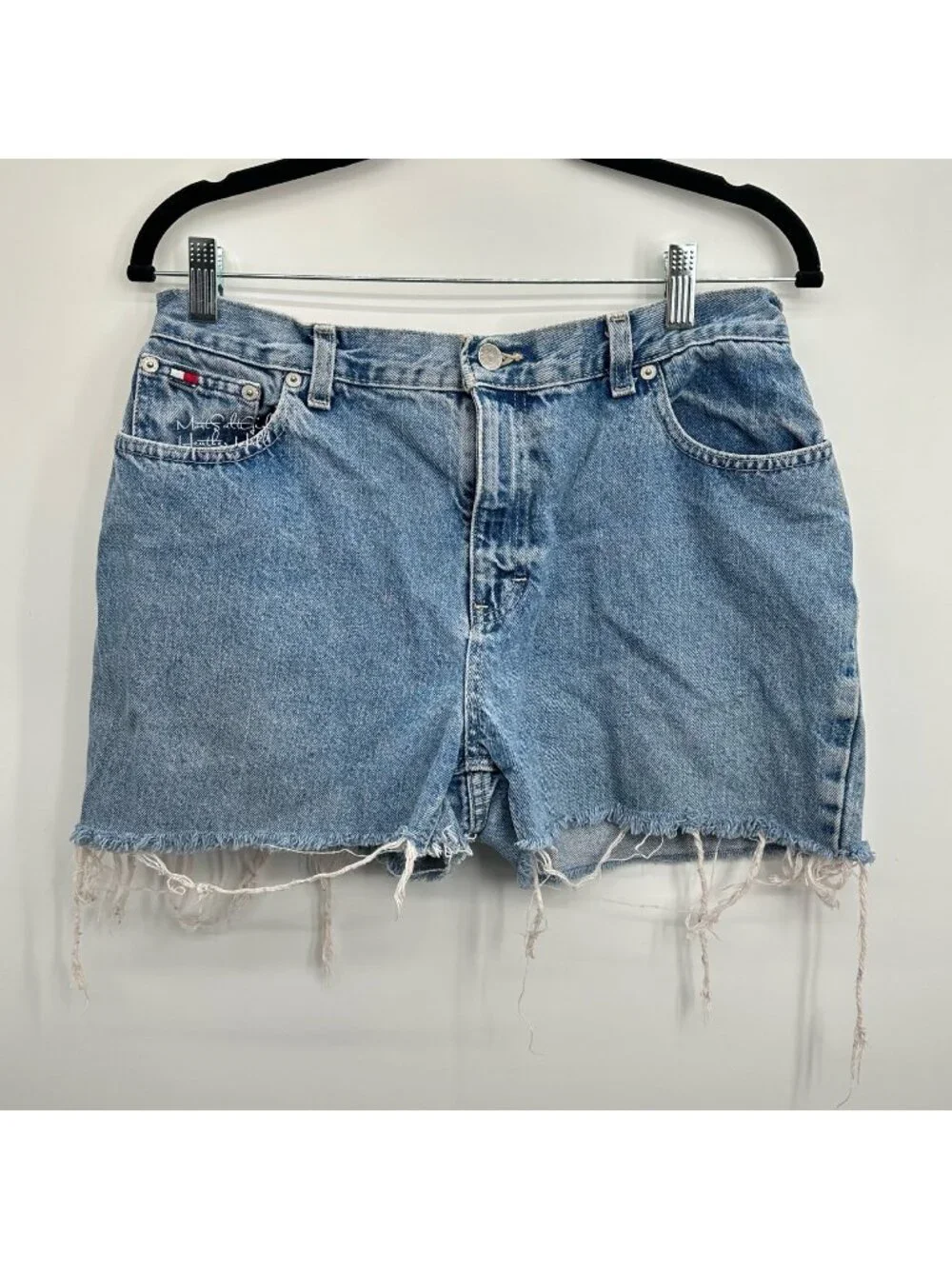 Tommy Hilfiger Classic 1990's High Rise Cut-Off Mom Shorts Size 29